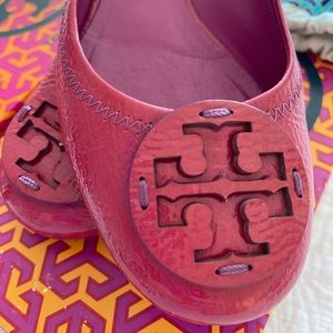 Tory Burch pink flats, 7.5